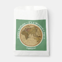 Antique 1786 Eastern Hemisphere Map Theme Party