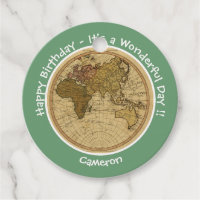 Antique 1786 Eastern Hemisphere Map Theme Party
