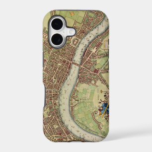 Antique 17th Century Map of London W. Hollar