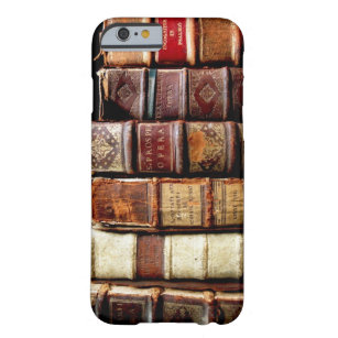 Antique 18th Century Design Leather Binding books Barely There iPhone 6 Case