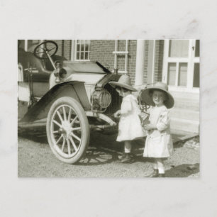 Antique 1911 Roadster Postcard