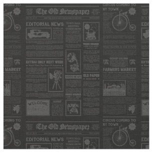 antique 1920s flapper newspaper vintage black fabric