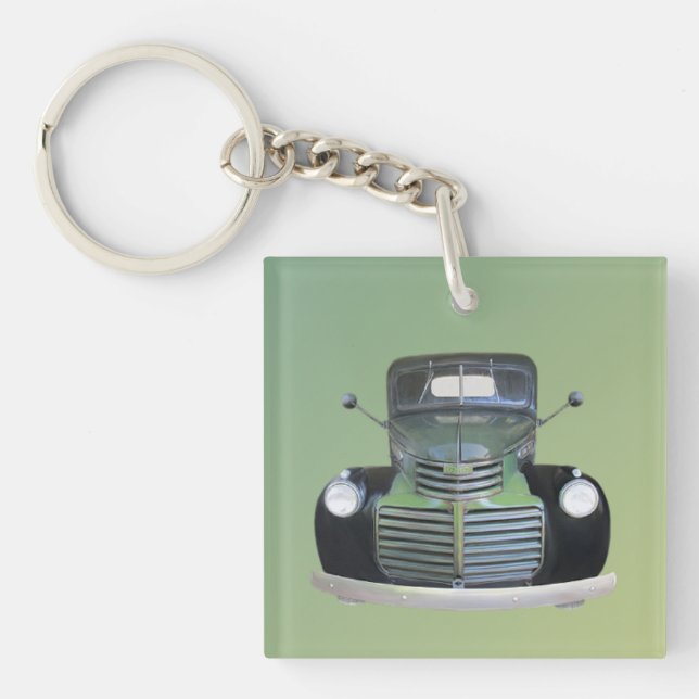 Antique 1947 GMC Truck Key Ring (Front)