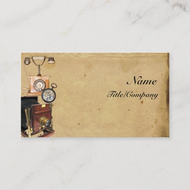 Antique 3 business card (Front)