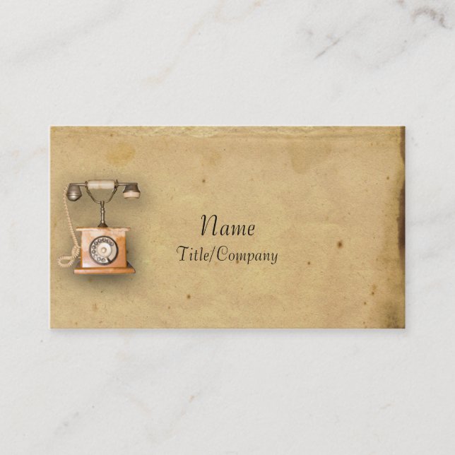 Antique 4 business card (Front)