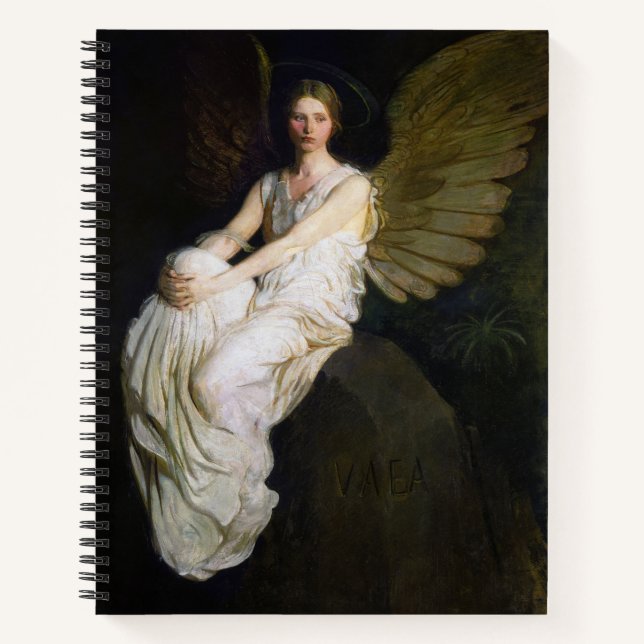  Antique Abbott Handerson Thayer Angel Painting Notebook (Front)