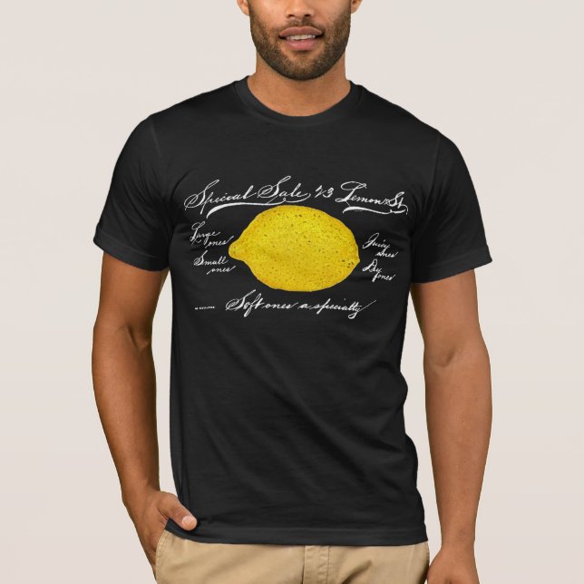 Antique Advertisment Lemons T-Shirt (Front)