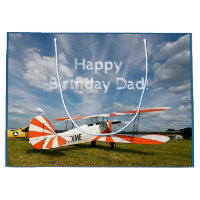 Antique Airplane Biplane Custom Birthday