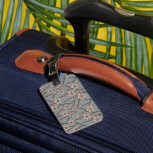 Antique Almond Blossom Art Nouveau Pattern Luggage Tag