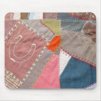 Antique American Crazy Quilt - Quilter's Mouse Pad