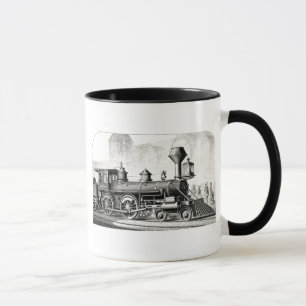 Antique American Locomotive Steam Engine Mug