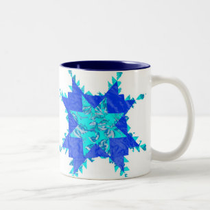 Antique American Quilts Two-Tone Coffee Mug