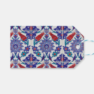 Antique Andalusian Historic Spain Tulip Roses Gift Tags