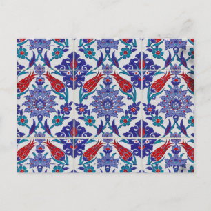 Antique Andalusian Historic Spain Tulip Roses Postcard