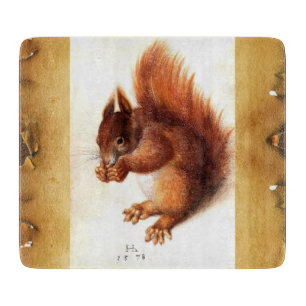 Antique Animal Drawings ,Squirrel by Albrect Durer Cutting Board
