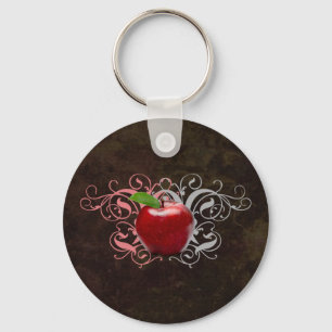 Antique Apple Key Ring