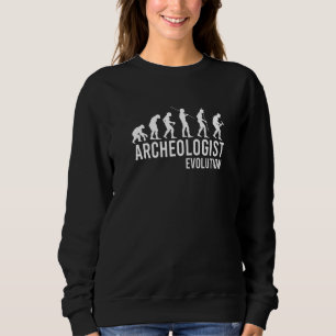 Antique Archaeology Stick Man Evolution Archaeolo Sweatshirt