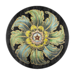 Antique Architectural Rosette No. 1 Cutting Board