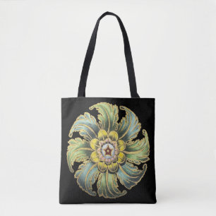 Antique Architectural Rosette No. 1 Tote Bag
