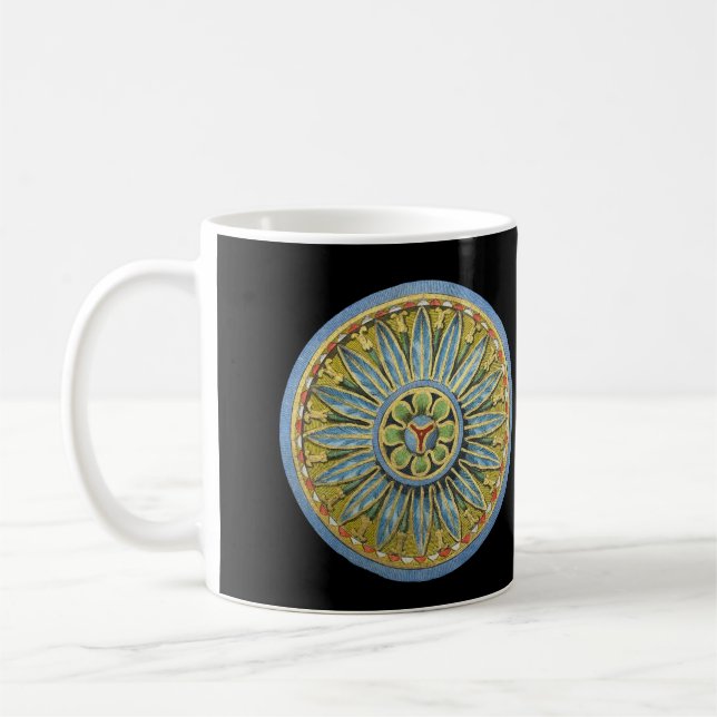 Antique Architectural Rosette No. 2 Coffee Mug (Left)