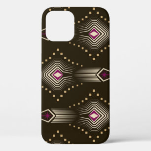 Antique Art Deco Geometric Ornament iPhone 12 Case