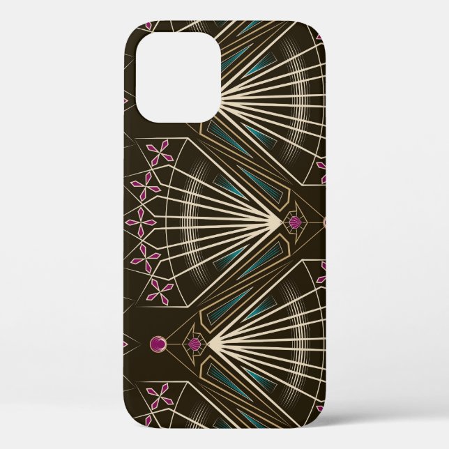 Antique art deco, geometric pattern Case-Mate iPhone case (Back)
