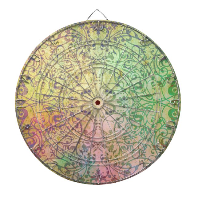 Antique ARTs Ornament Pattern for your Design Dartboard (Front)
