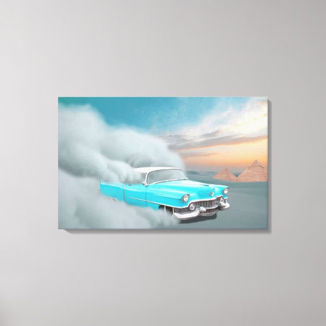 Antique Automobile Canvas Print (Front)