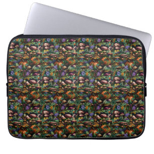 Antique Autumn Leaves and Cinnamon – Vintage Fall Laptop Sleeve