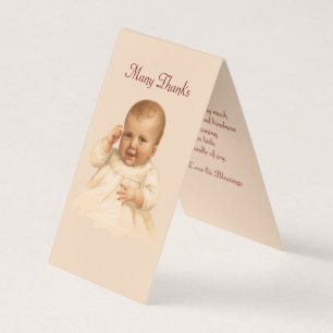 Antique Baby Thank You