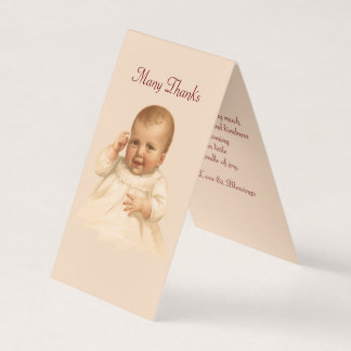 Antique Baby Thank You