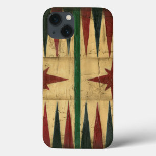 Antique Backgammon Game Board by Ethan Harper iPhone 13 Case