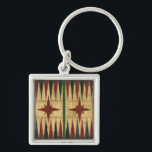 Antique Backgammon Game Board by Ethan Harper Key Ring<br><div class="desc">A painting of an antique backgammon game board,  created by Ethan Harper. The way Harper painted the piece makes it look ancient,  a relic from an almost forgotten time. A perfect gift for the board game enthusiast in your life!</div>
