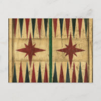 Antique Backgammon Game Board by Ethan Harper