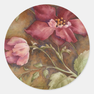 Antique Beauties I Classic Round Sticker