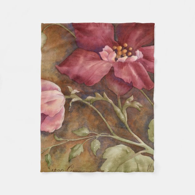 Antique Beauties I Fleece Blanket (Front)