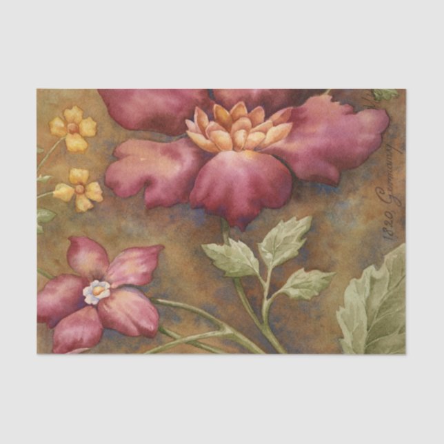 Antique Beauties II Tissue Paper (Front)