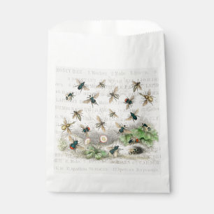 Antique Bee Honey Worker Queen Bees Vintage Favour Bags