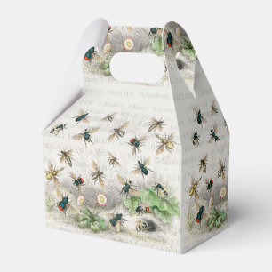 Antique Bee Honey Worker Queen Bees Vintage Favour Box