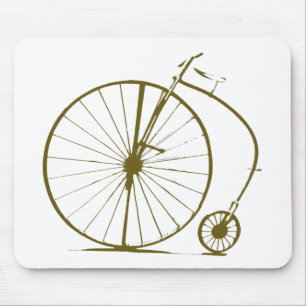 antique bicycle mouse mat