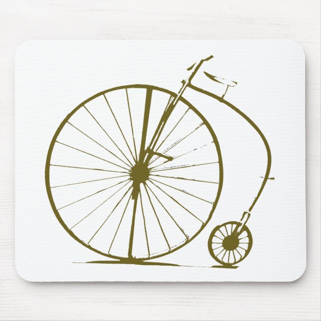 antique bicycle mouse mat (Front)