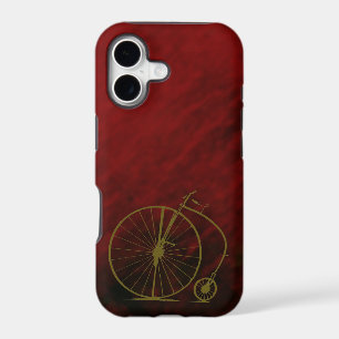 antique bicycle red
