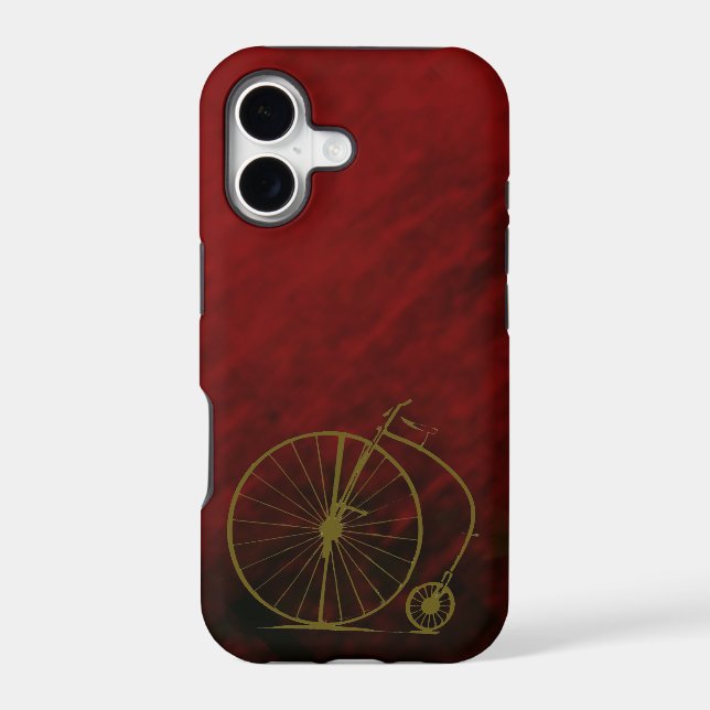 antique bicycle red (Back)