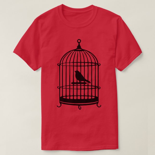 Antique Birdcage T-Shirt (Design Front)