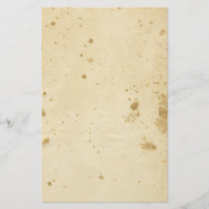 Antique Blank Brown Stained Stationery