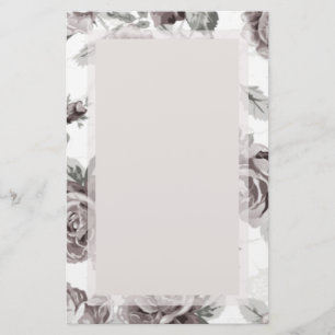 Antique blush pink rose engagement party stationar stationery