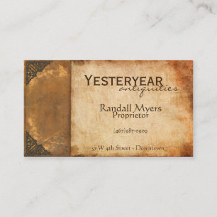 Antique Book Business Card