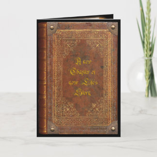 Antique Book (customisable) Card
