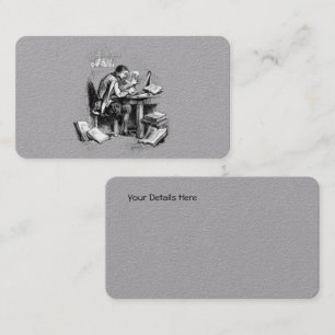 Antique Book Writer Author Business Card