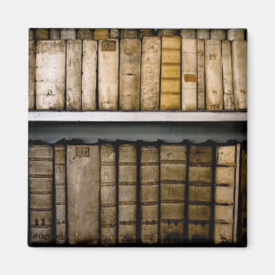 Antique Books 17th Century Vellum Bindings Magnet